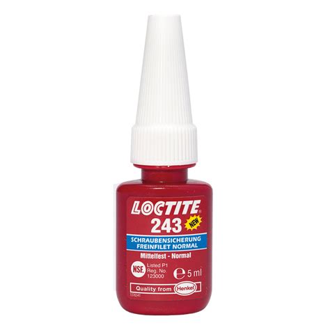 Loctite 243 Mittelfeste Schraubensicherung 5 Ml 41407339