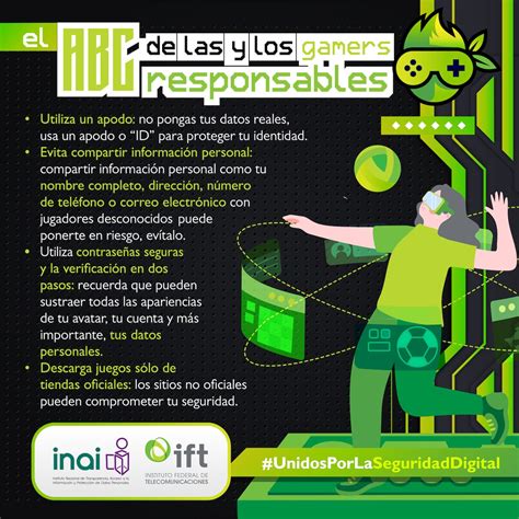 Inai On Twitter Eres Gamer Responsable El Inai Y El Ift Mx