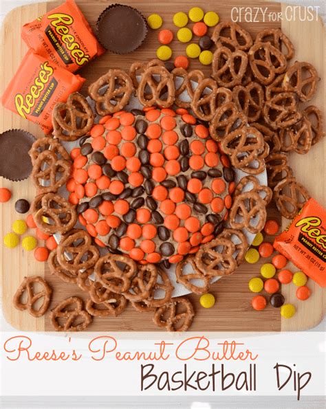 Reese's Basketball Dip #snackmadness - Crazy for Crust