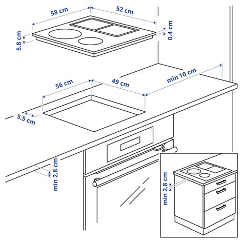 Kolstan Induction Hob Ikea 500 Black 58 Cm Ikea