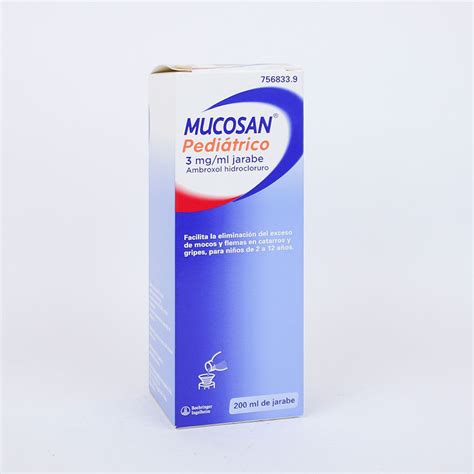 MUCOSAN PEDIATRICO 3 MG ML JARABE 200 ML Farmacia Puertollano