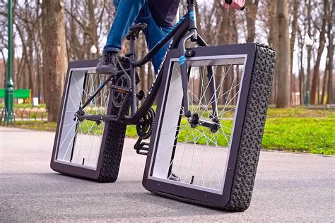 Bicicleta Con Ruedas Cuadradas Ingeniero Ucraniano Lo Hizo Posible