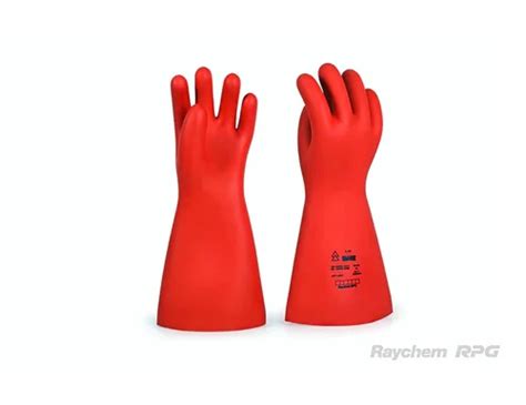 Raychem Kamfet Insulating Rubber Gloves With Arc Flash Protection At