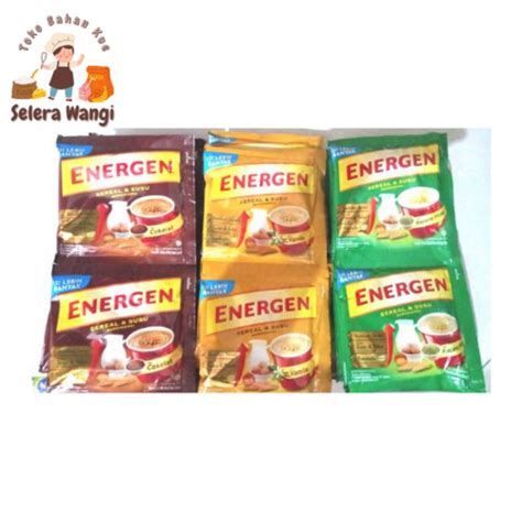 Jual Minuman Sereal Susu Energen Sachet Coklat Vanilla Kacang