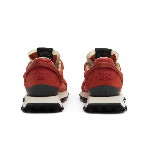 Argo sneakers in brick red suede and nylon | RUN OF