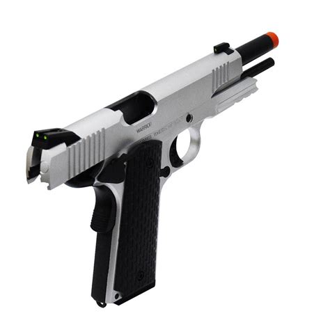 Army Armament R M Pistola Airsoft Gbb Prata Preto