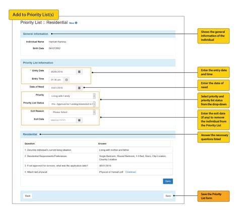Therap Priority List Overview