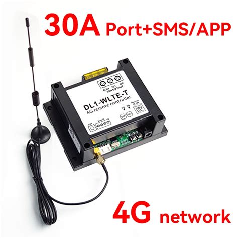 Smart 4G LTE Controller DL1 WLTE 30A Big Power Relay Switch For Motor