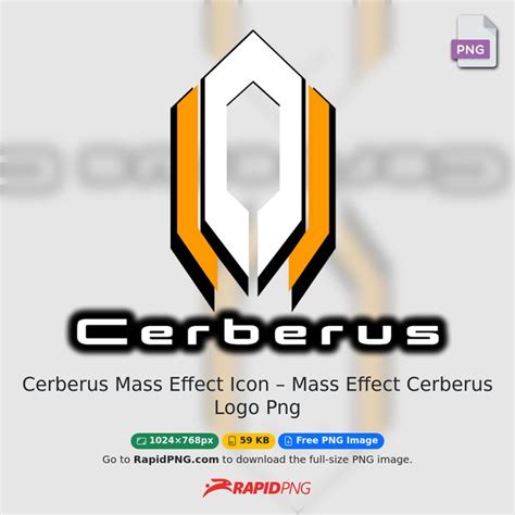 Cerberus Mass Effect Icon – Mass Effect Cerberus Logo Png in 2024 ...