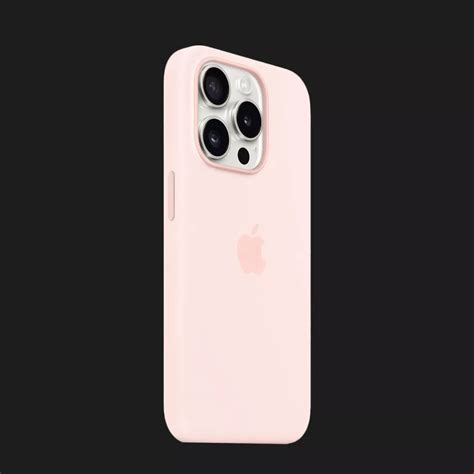 Купити Оригінальний чохол Apple Silicone Case With Magsafe для Iphone 15 Pro Light Pink Mt1f3