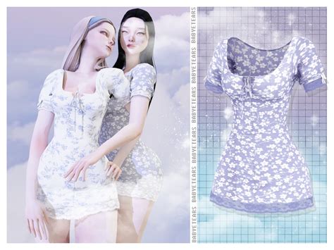 Hoeyume Heaven Cute Dress Mesh By Me All Lods 34 Swatches