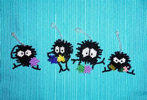 Soot Sprites By Maninthebook Pearler Bead Patterns Seed Bead Patterns Bead Art