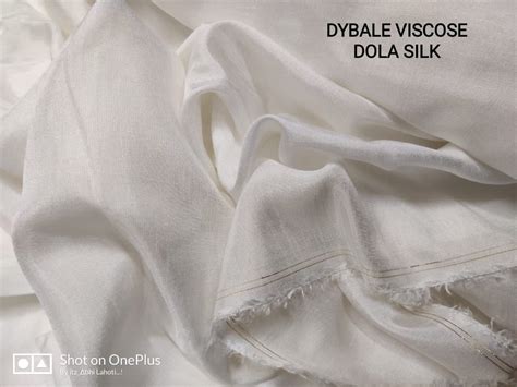 Plain Dyeable Viscose Dola Silk At Rs Meter In Surat Id