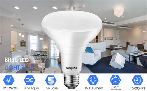 Energetic LED Recessed Light Bulbs BR30 105W Equivalent 1500LM