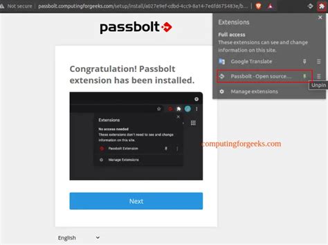 Configure Passbolt Password Manager On Linux Computingforgeeks