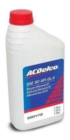 Oleo Cambio Manual E Diferencial Sae 90 Ep Api 5 Acdelco Gm