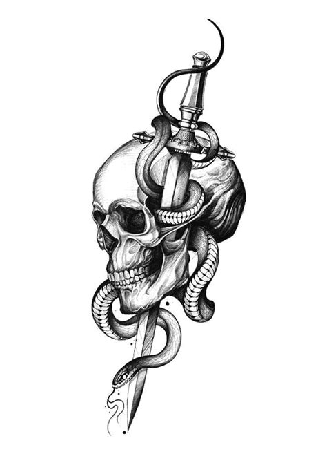 Pin by Mertcan Gökay on Minimal Snake tattoo design Skull tattoo