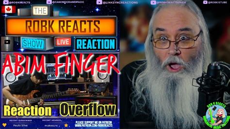 Abim Finger Reaction Kiko Loureiro S Overflow Cover First Time