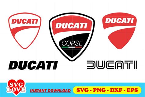 Ducati Logo Svg Bundle Gravectory Ducati Svg Cuts Svg Cutting Files