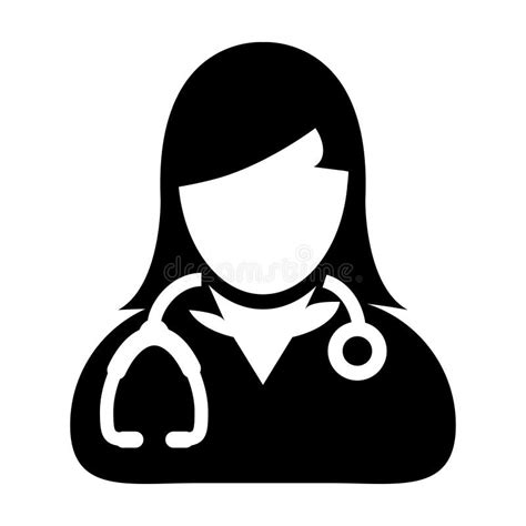 Доктор Значок Вектор С Стетоскоп для медицинской консультации ...