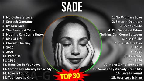 S A D E MIX Best Songs Updated 1980s Music Top R B Adult Adult R