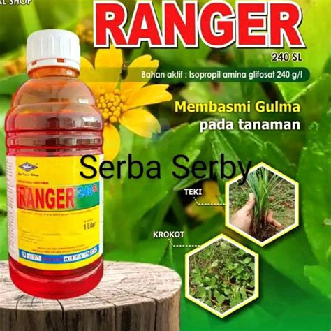 Jual Herbisida Sistemik Ranger 240 SL 1000 Ml Racun Rumput Liar 100 Ori