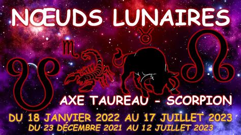 L AXE DES NŒUDS LUNAIRES TRANSITE PAR L AXE TAUREAU SCORPION 18