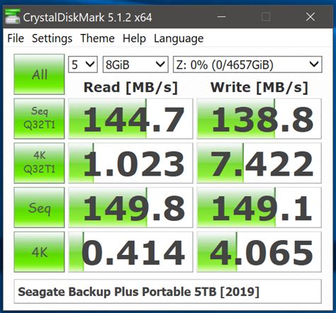 Direct-Attached Storage Benchmarks - Seagate Backup Plus Portable 5TB ...