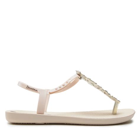 Sandalen Ipanema IPANEMA SHINY FLOWER 83338 Beige Gold AH375 Eschuhe De