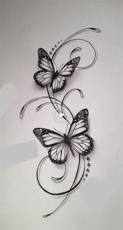 Dibujos De Tatuajes De Mariposas