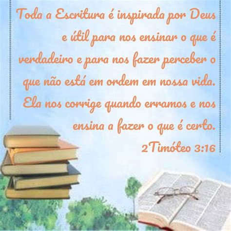 Tim Teo Toda A Escritura Inspirada Por Deus E Til Para Nos