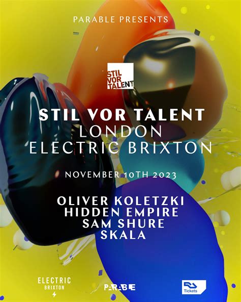 Stil Vor Talent London Oliver Koletzki Hidden Empire Live Sam Shure