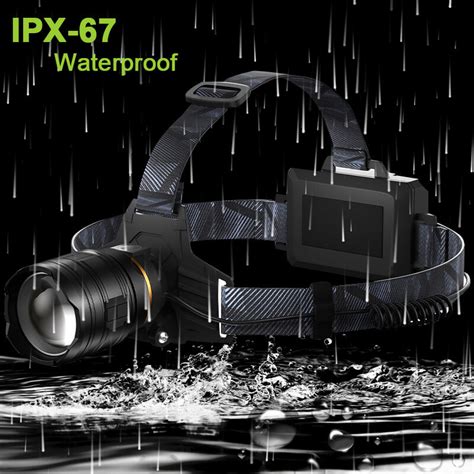 New XHP360 36-Core Powerful Headlamp XHP220 LED USB Flashlight 7800mAH ...