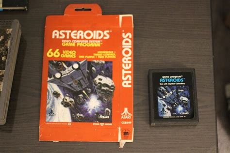 1981 Atari 2600 Asteroids Game Cartridge Original Box Etsy