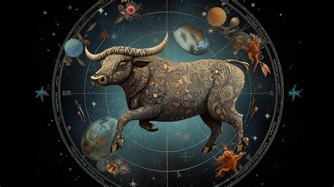 Touro signo do zodíaco touro horóscopo astrologia papel de parede fundo