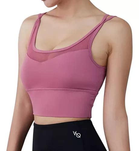 Crop Top Deportivo Correr Gym Secado R Pido Push Up Wx Gyk Mercadolibre