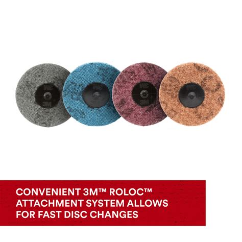 Scotch Brite™ Roloc™ Surface Conditioning Disc Sc Dr Ao Medium Tr