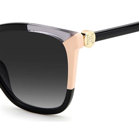 Carolina Herrera Ch S Kdx O Black Nude Sunglasses Woman