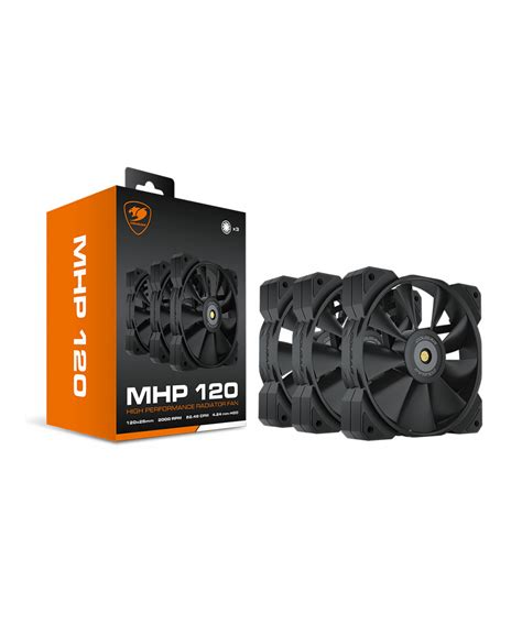 Cougar MHP 120 Radiator Fan 3 Fan Pack Cougar Gaming