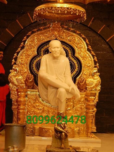 Golden Brass Sai Baba Statues For Worship Rs Piece Nandini