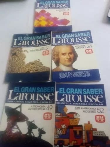 El Gran Saber Larousse Tele Guía Lote De 5 Ejemplares Meses sin interés