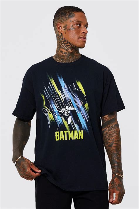 Mens Batman License T Shirt Boohoo Uk