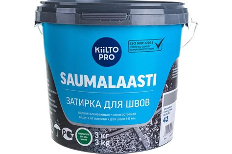 Затирка KIILTO Saumalaasti 42, 3 кг, сине-серый T3567.003 - выгодная ...