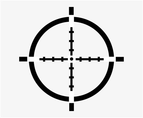 Crosshairs Clip Art Cross Hairs Transparent PNG 600x600 Free