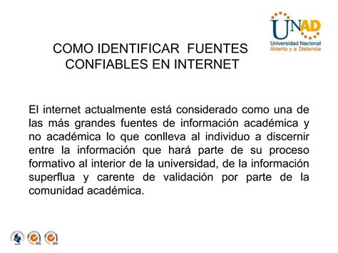 Diseño de tutoriales como identificar fuentes confiables PPT