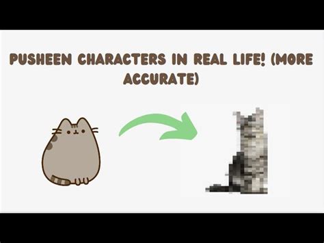 Pusheen Characters In Real Life Gene English Esl Video Lessons