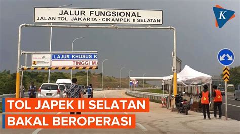 Persiapan Arus Balik Jalan Tol Jakarta Cikampek II Selatan