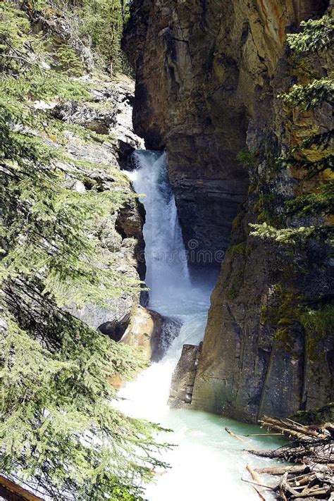 Johnston Canyon Banff National Park Alberta Canada Stock Image