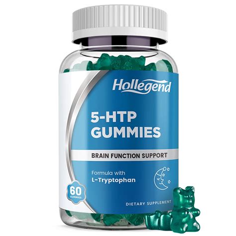 5-HTP Gummies 200mg for Stress Relief & Brain Support - Blueberry ...