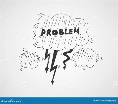 Problem Symbol Illustration Stock Vector Illustration Of Contentious